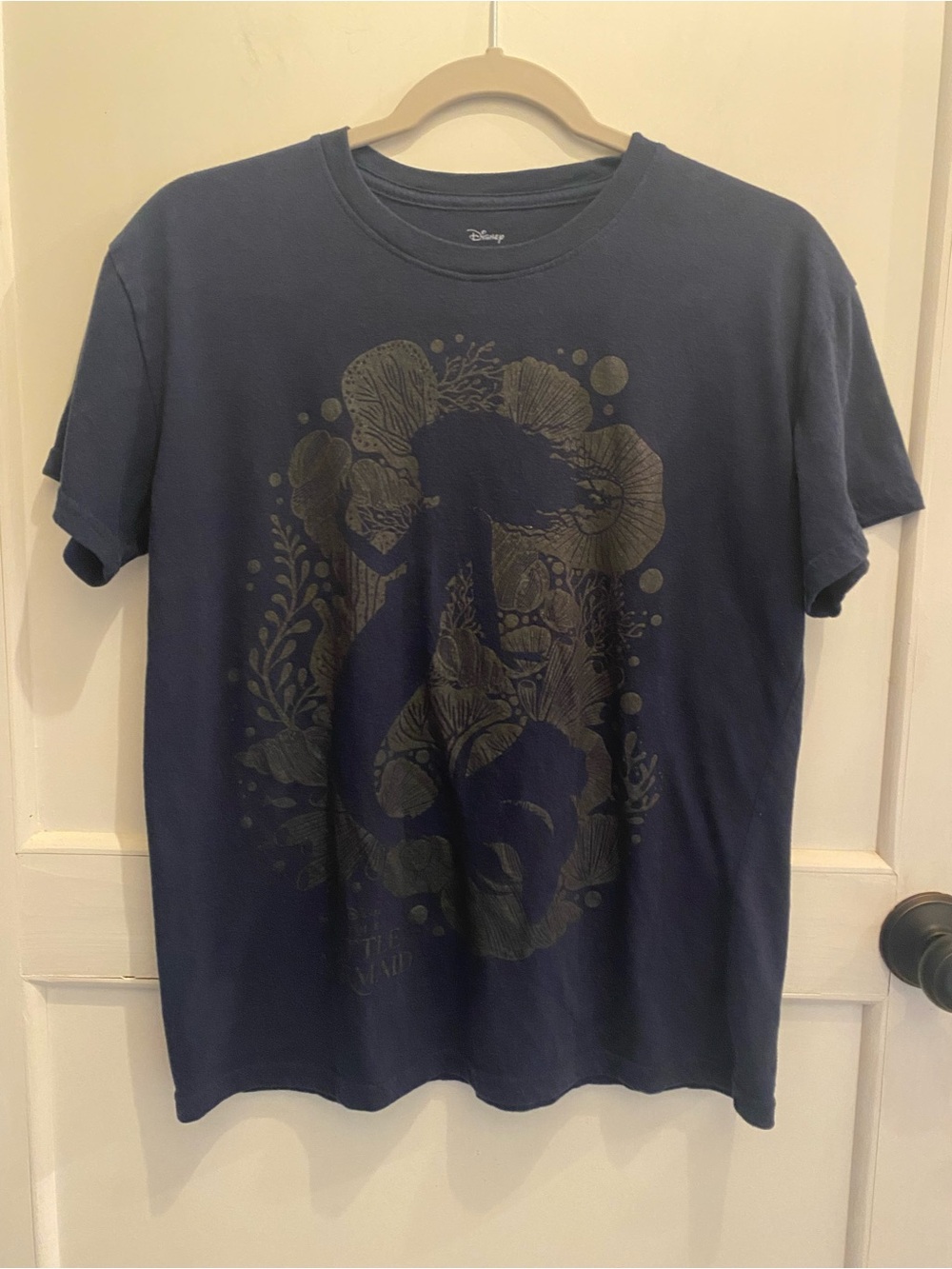 Disney Women’s Navy Little Mermaid T‑Shirt